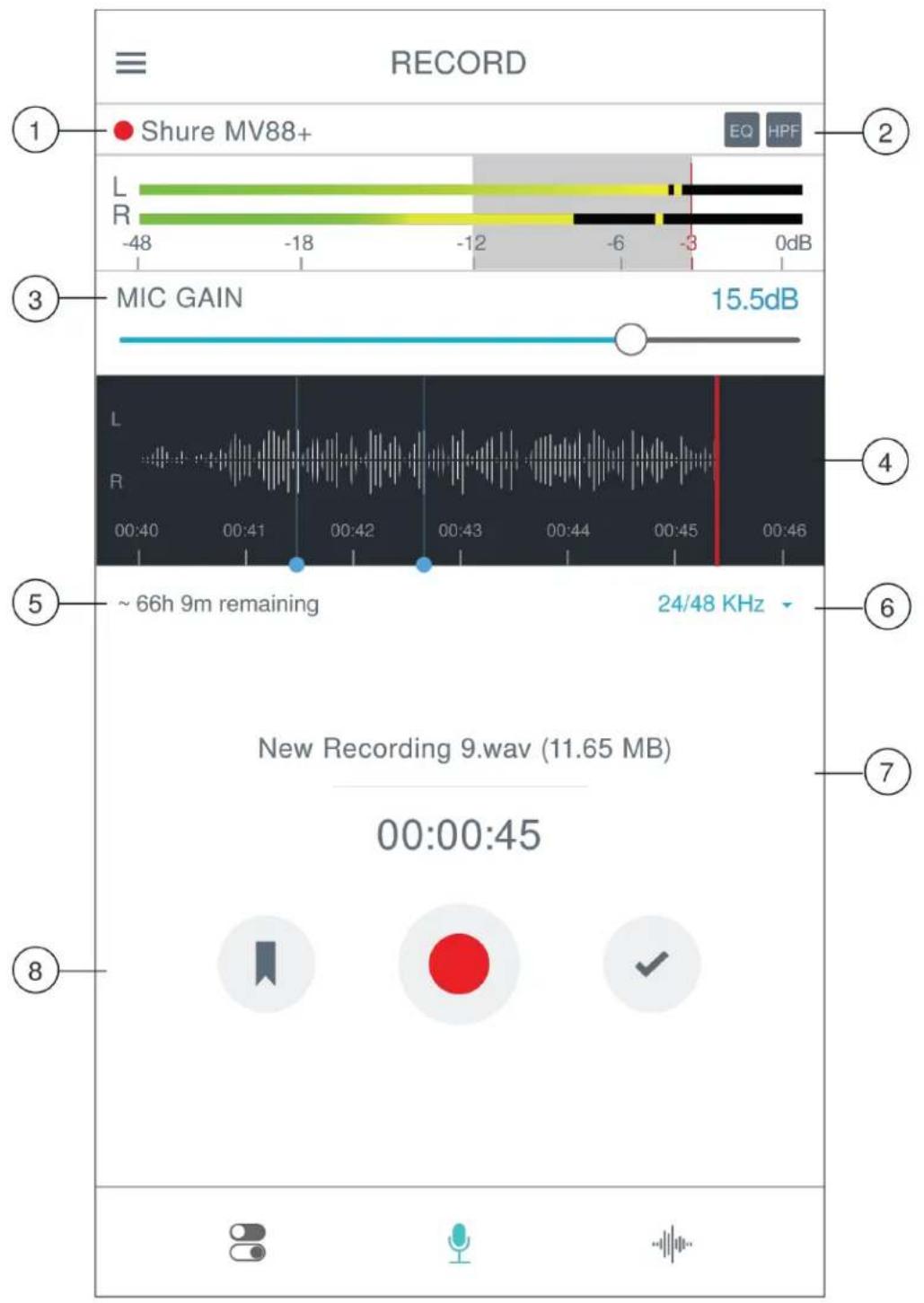 SHURE MOTIV MV88+ - Record - 4