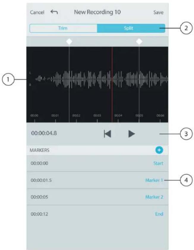 SHURE MOTIV MV88+ - Editing in Split Mode - 1