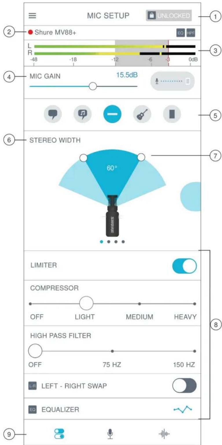 SHURE MOTIV MV88+ - Mic Setup - 4