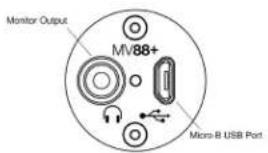 SHURE MOTIV MV88+ - MV88+ Outputs - 1