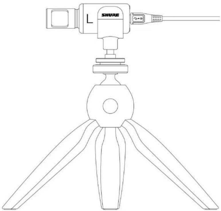 SHURE MOTIV MV88+ - Audio Interview (Tabletop) - 1