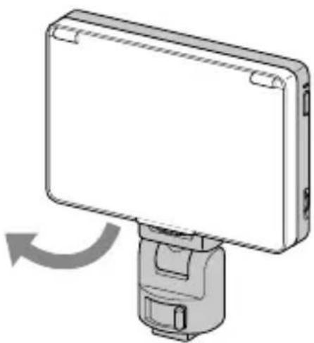 SONY CLM-V55 - Hur solskyddskåpan tas av - 1