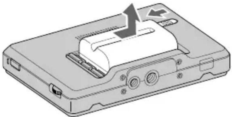SONY CLM-V55 - De batterij verwijderen - 1