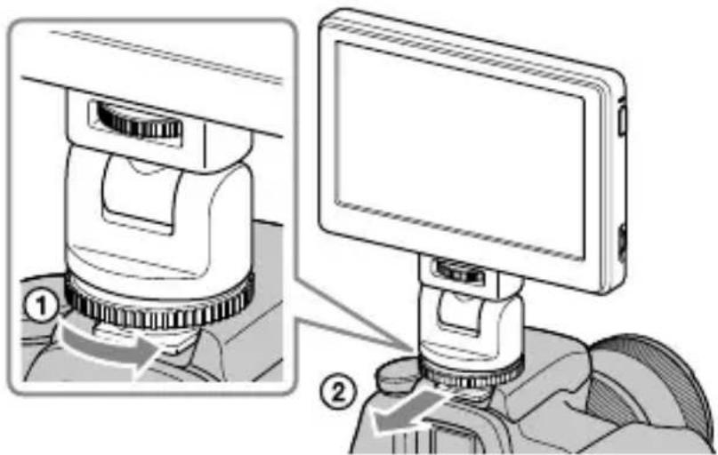 SONY CLM-V55 - Si utiliza zapata para accesorios: - 1
