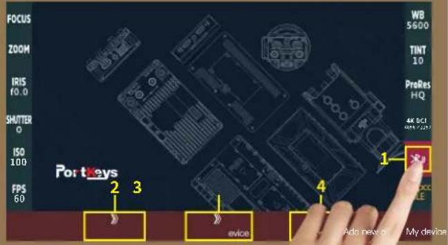 Portkeys BM5 - [Camera Model Setting] - 1