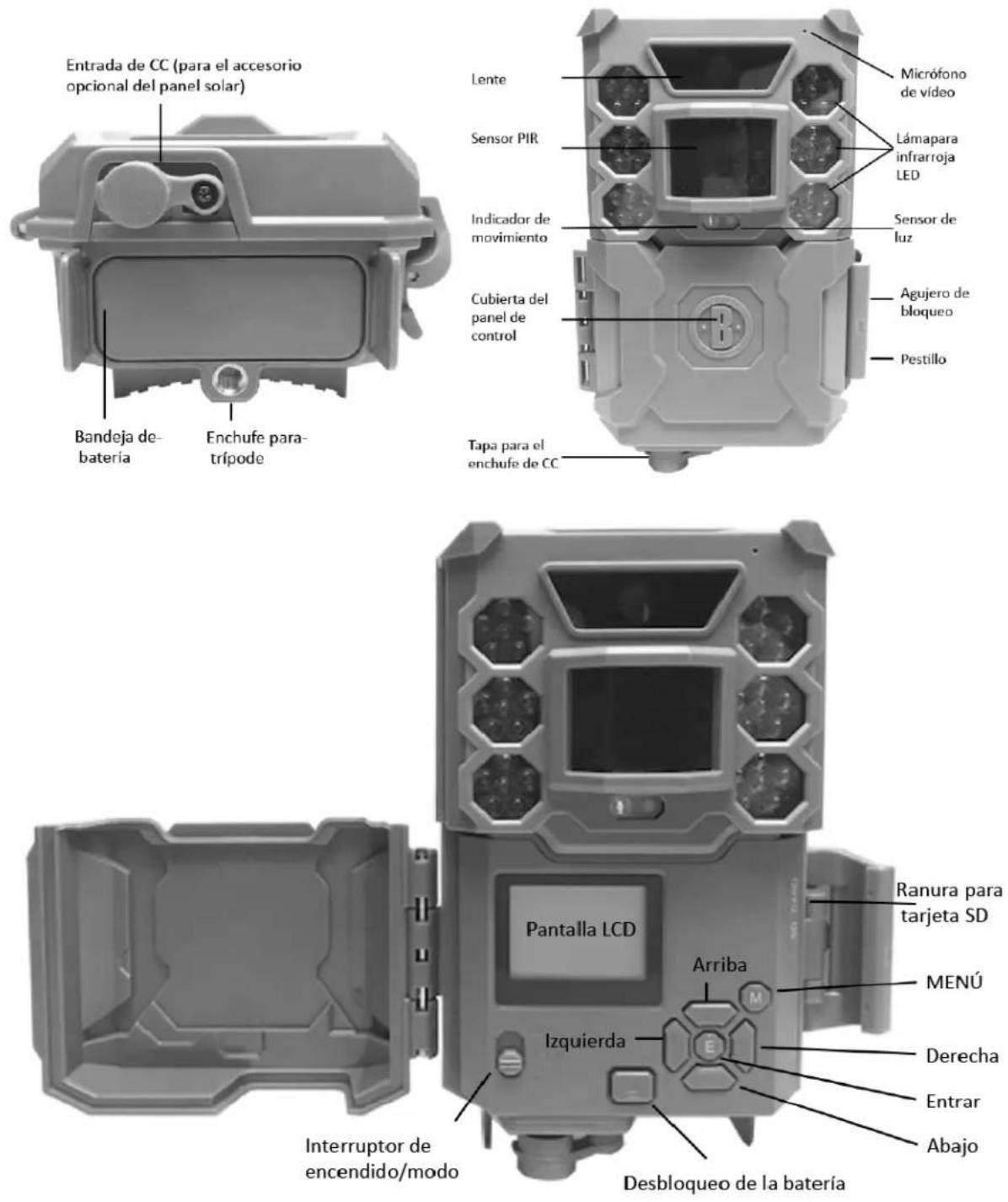 BUSHNELL Core DS - PIEZAS Y CONTROLES - 1