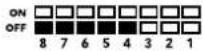 Blackmagic Design Sync Generator - Switches 4 - 8 - 2