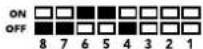 Blackmagic Design Sync Generator - Switches 4 - 8 - 8