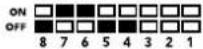 Blackmagic Design Sync Generator - Switches 4 - 8 - 14