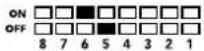 Blackmagic Design Sync Generator - Mini Switch Settings Example - 3