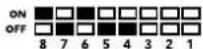 Blackmagic Design Sync Generator - Switches 4 - 8 - 22