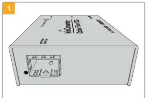 Blackmagic Design OpenGear Converter Sync Generator - Connecteurs fibre optique - 1