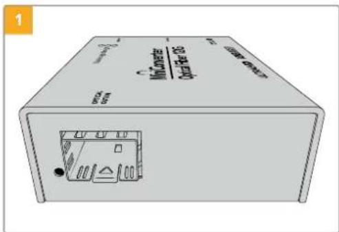 Blackmagic Design OpenGear Converter Sync Generator - 光ファイバーコネクター - 1