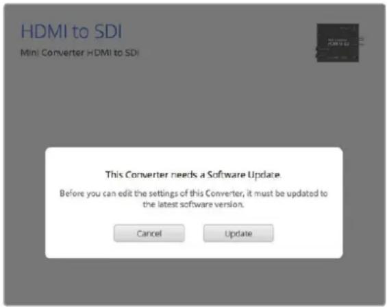 Blackmagic Design OpenGear Converter Sync Generator - Aggiornare il software interno - 1