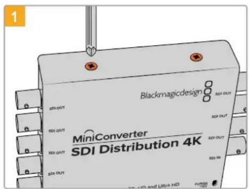 Blackmagic Design OpenGear Converter Sync Generator - Atualizar o Mini Converter SDI Distribution 4K - 1