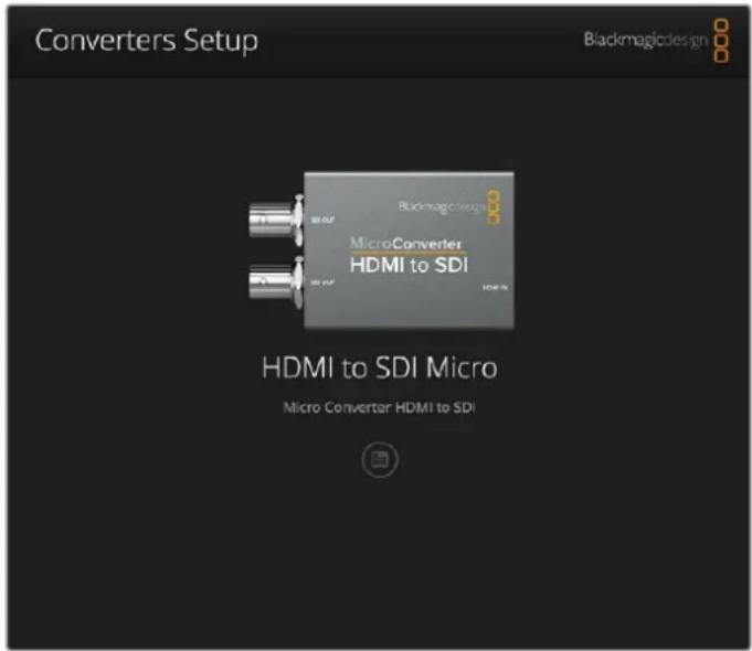 Blackmagic Design OpenGear Converter Sync Generator - Cambiare le impostazioni con Blackmagic Converter Setup - 1