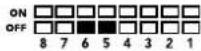Blackmagic Design OpenGear Converter Sync Generator - Переключатель 5 — Audio Group Bit 0 - 1