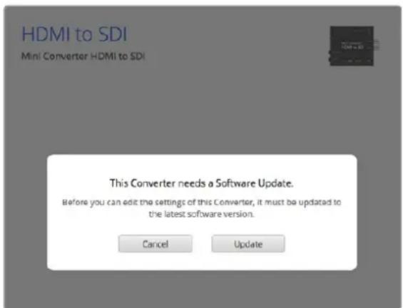 Blackmagic Design OpenGear Converter Sync Generator - Atualizar o Software Interno - 1