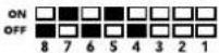 Blackmagic Design OpenGear Converter Sync Generator - Switches 4 - 8 - 12