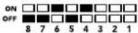 Blackmagic Design OpenGear Converter Sync Generator - Switches 4 - 8 - 6