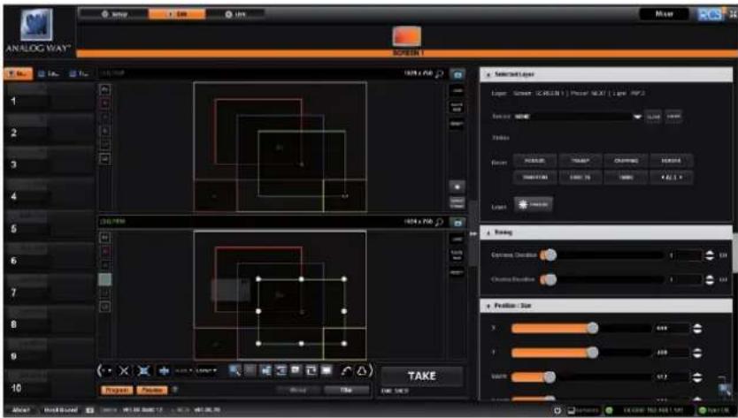 Analog Way Eikos2 - Layer management - 2