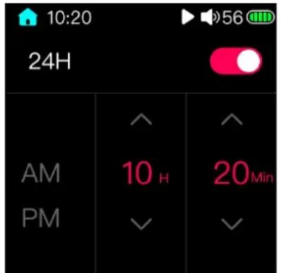 FiiO M5 - Time setting - 1