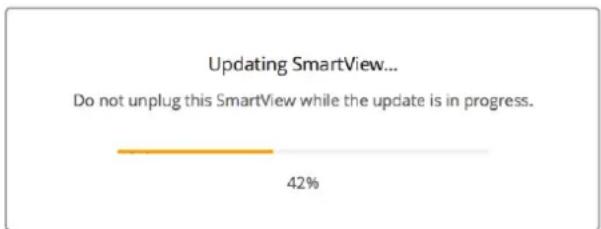 Blackmagic Design SmartView Duo - Aggiornare il software - 2