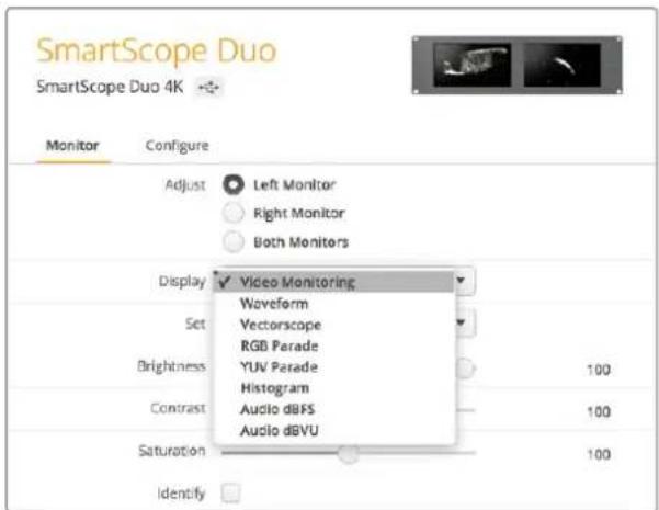 Blackmagic Design SmartView Duo - モニター設定 - 1