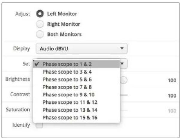 Blackmagic Design SmartView Duo - Medición del audio - 2