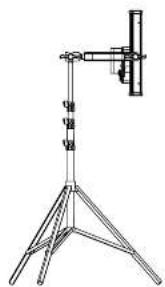 GVM 672S - ■ Mounting the light to light stand - 1