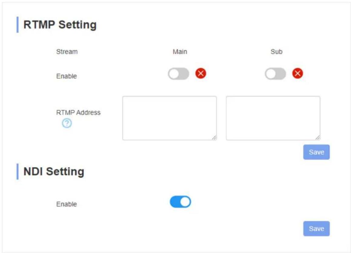 Aida HD-NDI-200 - Web Settings: (CONTD.) - 1