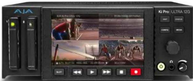 AJA Ki Pro Ultra 12G - Chapter 4 – Front Panel Operation - 1