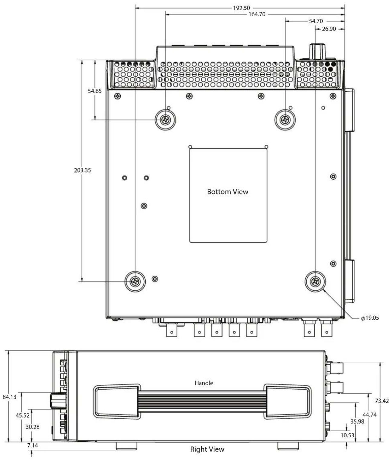 AJA Ki Pro Ultra 12G - Dimensions - 4