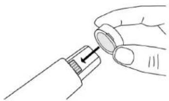 SHURE ULXD2 - Einsetzen der Batteriekontakt-Abdeckung - 1