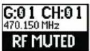 SHURE ULXD2 - RF MUTE - 1