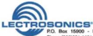 Lectrosonics SSM - Declaration of Conformity - 1