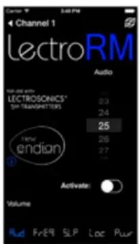 Lectrosonics SSM - iOS - 1
