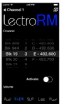 Lectrosonics SSM - iOS - 2