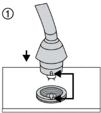 SHURE MX690 - MX890-Schwanenhalsverbindung - 1