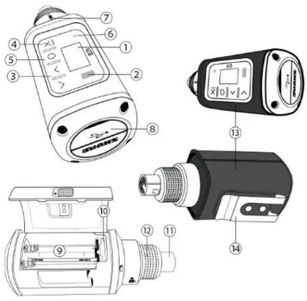 SHURE AD3 - ⑭ Gürtelclip - 1