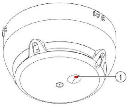 Technical line drawing of a mechanical component with labeled parts (no text or symbols)