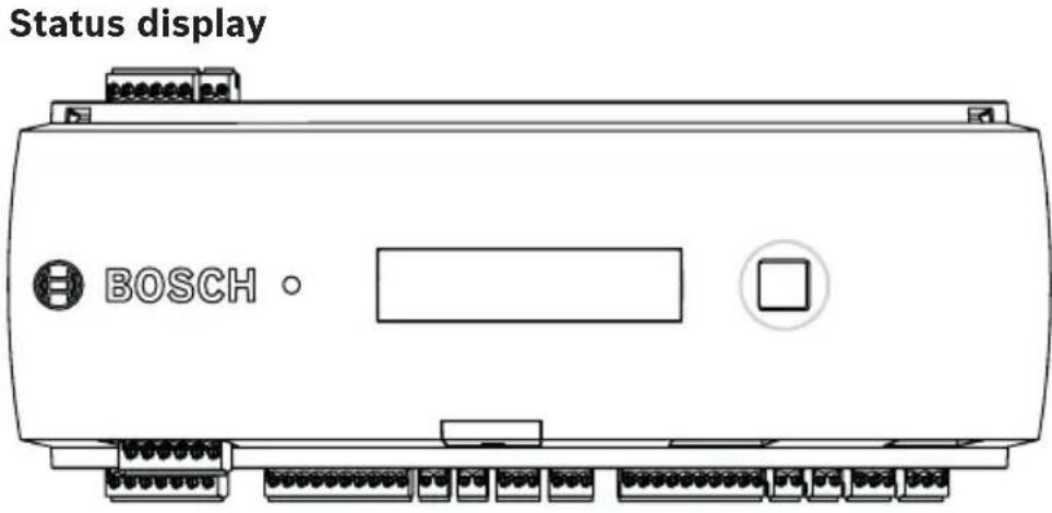 Status display BOSCH.