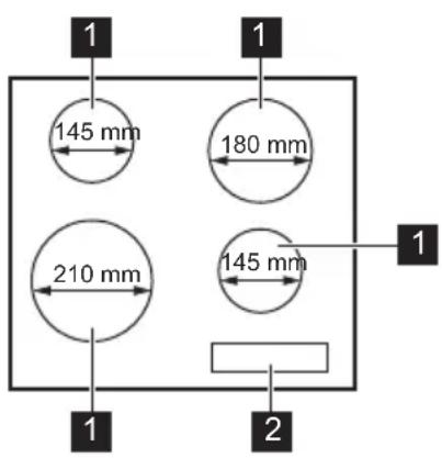 1 145 mm 180 mm 210 mm 145 mm 1 1 2