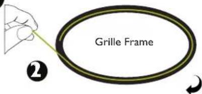 James SPL5QLR - PAINTABLE GRILLE INSTRUCTIONS - 6