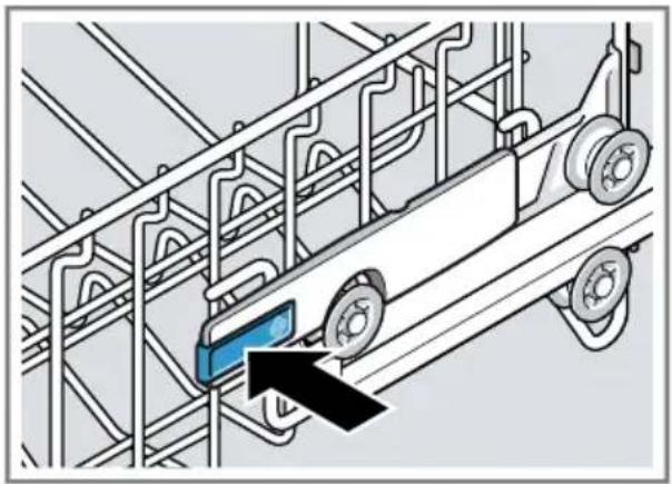 SIEMENS SN435S00NE - Oberen Geschirrkorb mit seitlichen Hebeln einstellen - 1