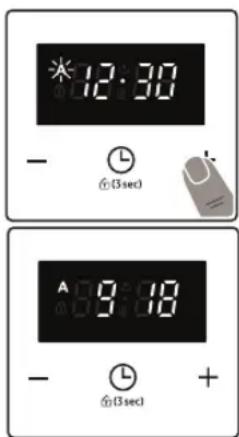 12:30 - (3 sec) A 9:18 - (3 sec) +
