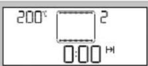 200°C 2 0:00 H