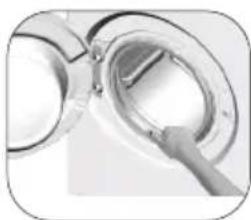 Close-up of a magnifying glass with a handle, showing lens and eyepiece (no text or symbols visible).