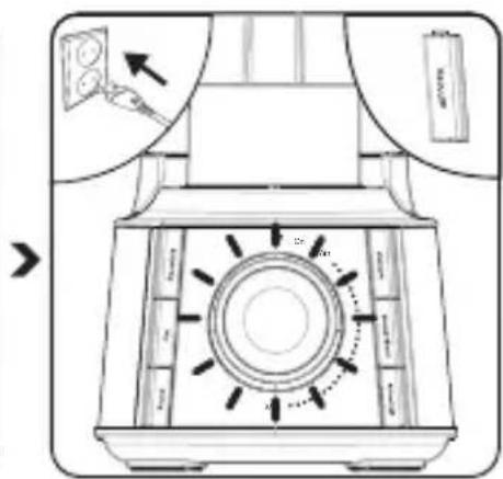 Diagram of a vintage rotary air conditioner with labeled components and directional arrows indicating airflow or movement.