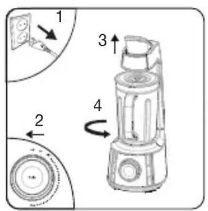 BEKO TBV8106BX - Wyjmowanie ostrza do siekania - 2